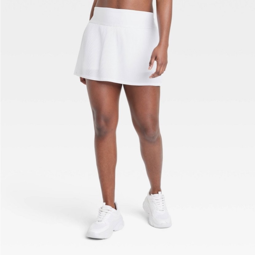 All in Motion White Skater Mini Skirt Athletic